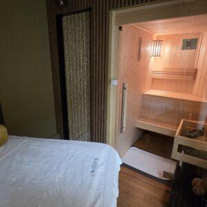 Sauna 15 minutes + douche